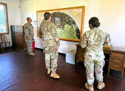 326th Military History Detachment visits Fort McCoy Commemorative Area to learn about Army heritage preservation