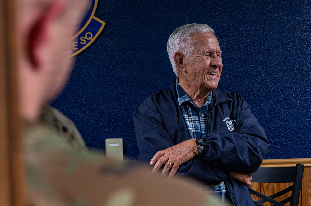 Vietnam Veteran Revisits B-52H During Minot AFB Tour