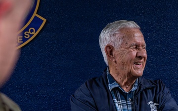 Vietnam Veteran Revisits B-52H During Minot AFB Tour