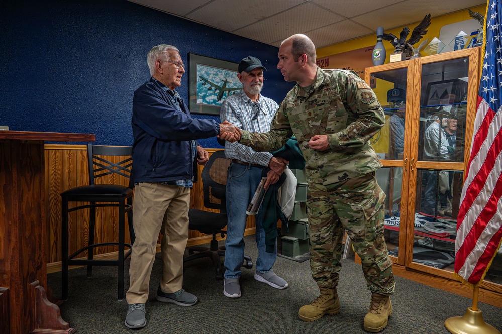 Vietnam Veteran Revisits B-52H During Minot AFB Tour