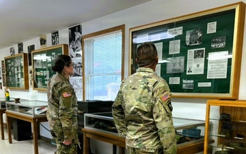 326th Military History Detachment visits Fort McCoy Commemorative Area to learn about Army heritage preservation