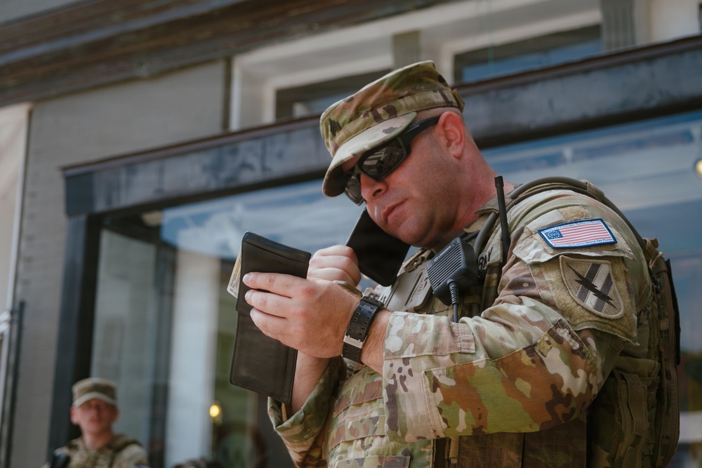 JTF-DC Patrols Georgetown