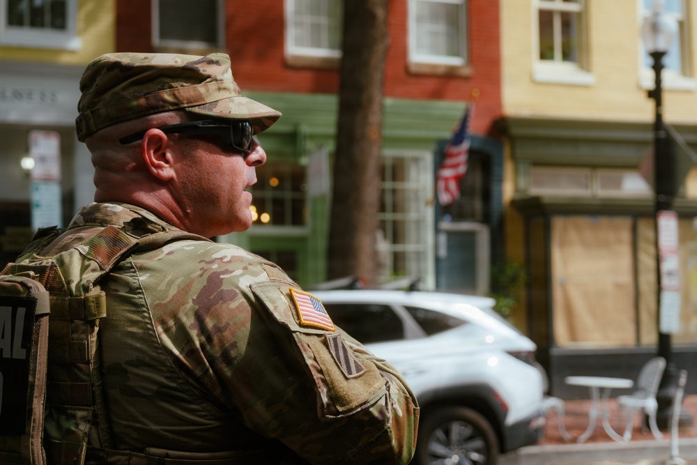 JTF-DC Patrols Georgetown