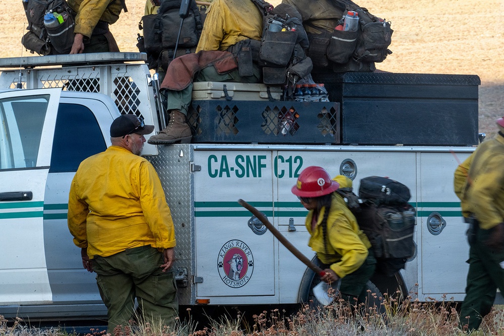 Rock Fire Kings River Hotshots