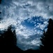 Moon lit clouds