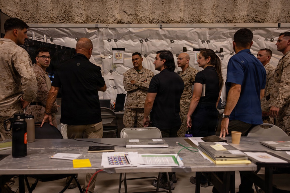 SLTE 4-26: Col. Hillary Receives Brief from 2nd Marine Regiment