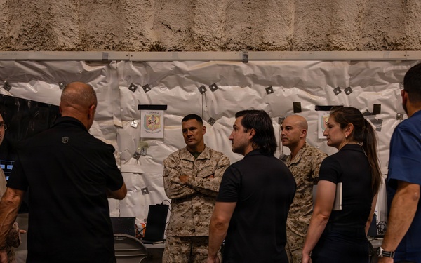 SLTE 4-26: Col. Hillary Receives Brief from 2nd Marine Regiment