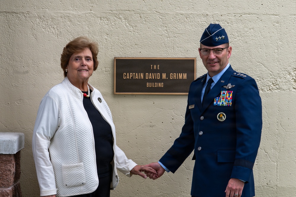 JBER Honors Capt. David M. Grimm With Building Renaming