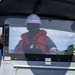 RBDF Midshipman drives a Navy RHIB