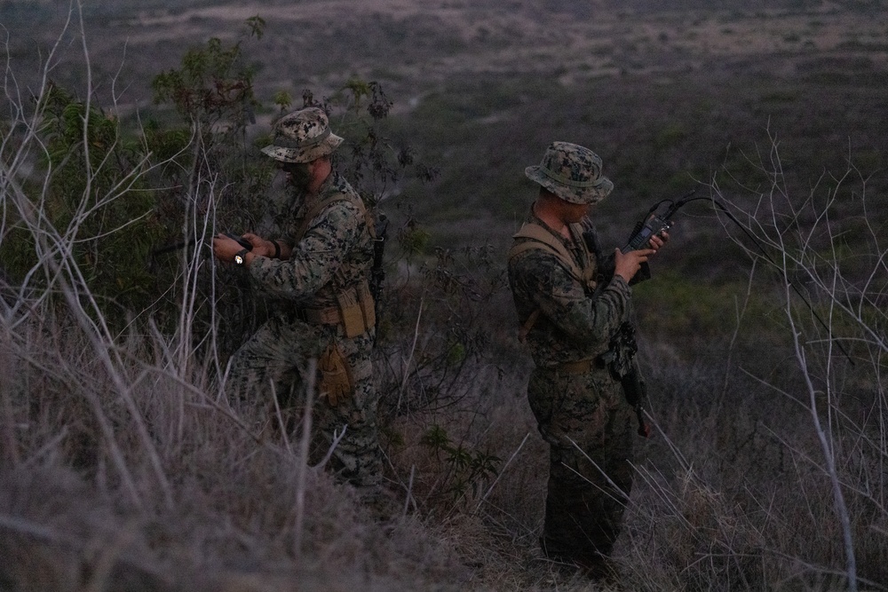 1st Intelligence Battalion conducts patrol base operations