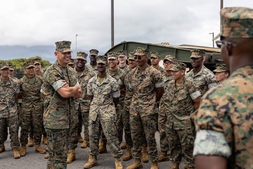 Sergeant Major of the Marine Corps visits Marine Corps Base Hawaii