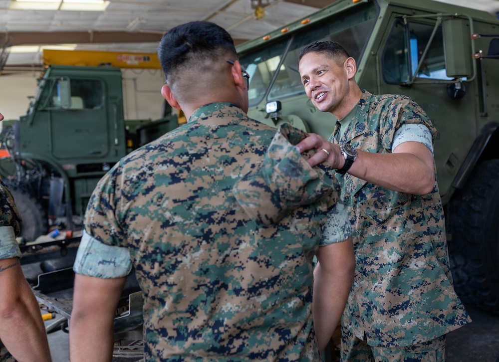 Sergeant Major of the Marine Corps visits Marine Corps Base Hawaii