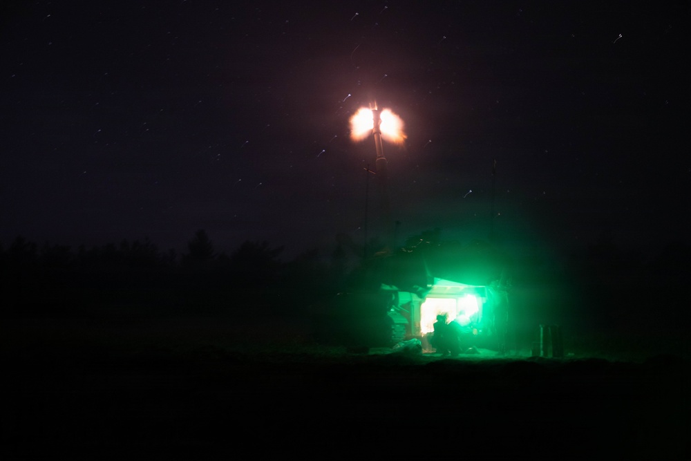 The W. Va. Guard's 1/201st Field Artillery Battalion conduct fire missions during Northern Strike 26-2