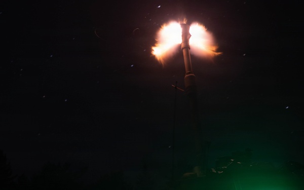 The W. Va. Guard's 1/201st Field Artillery Battalion conduct fire missions during Northern Strike 26-2
