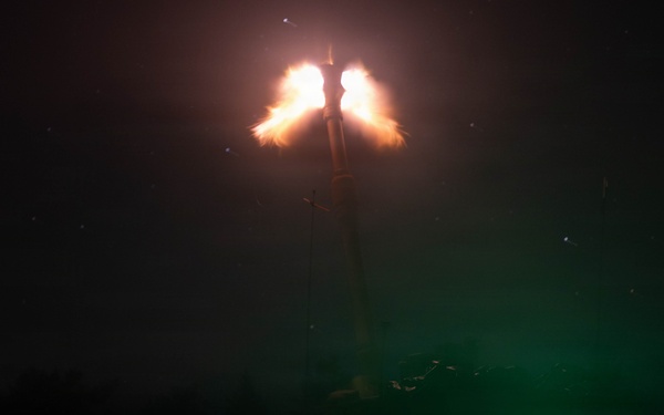 The W. Va. Guard's 1/201st Field Artillery Battalion conduct fire missions during Northern Strike 26-2