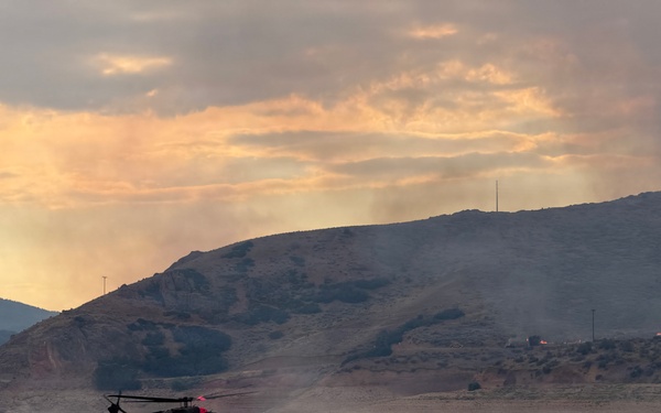 Utah National Guard Aviation Crews Support Wildfire Response from the Air