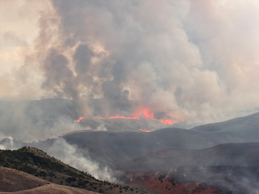 Utah National Guard Aviation Crews Support Wildfire Response from the Air