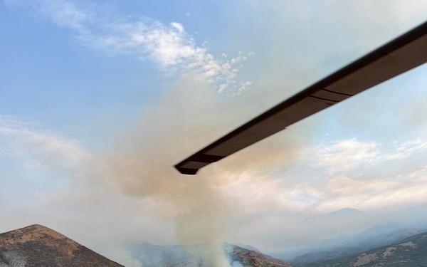 Utah National Guard Aviation Crews Support Wildfire Response from the Air