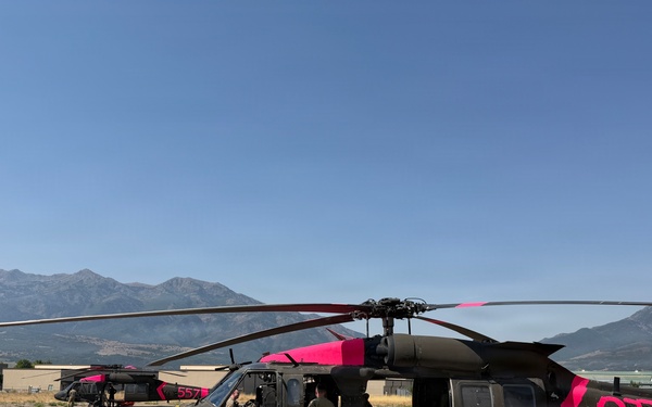 Utah National Guard Aviation Crews Support Wildfire Response from the Air