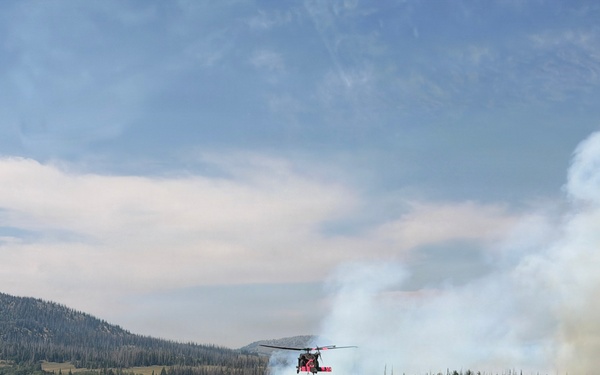 Utah National Guard Aviation Crews Support Wildfire Response from the Air