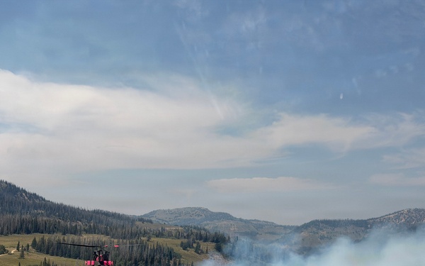 Utah National Guard Aviation Crews Support Wildfire Response from the Air