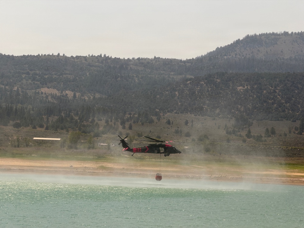 Utah National Guard Aviation Crews Support Wildfire Response from the Air