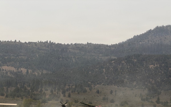 Utah National Guard Aviation Crews Support Wildfire Response from the Air