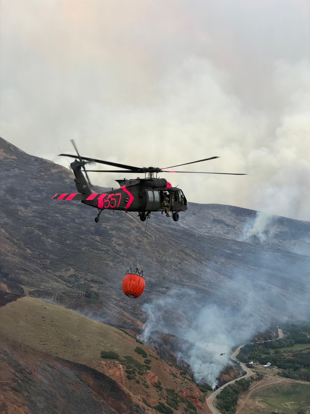 Utah National Guard Aviation Crews Support Wildfire Response from the Air