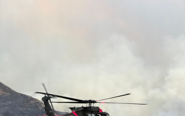 Utah National Guard Aviation Crews Support Wildfire Response from the Air