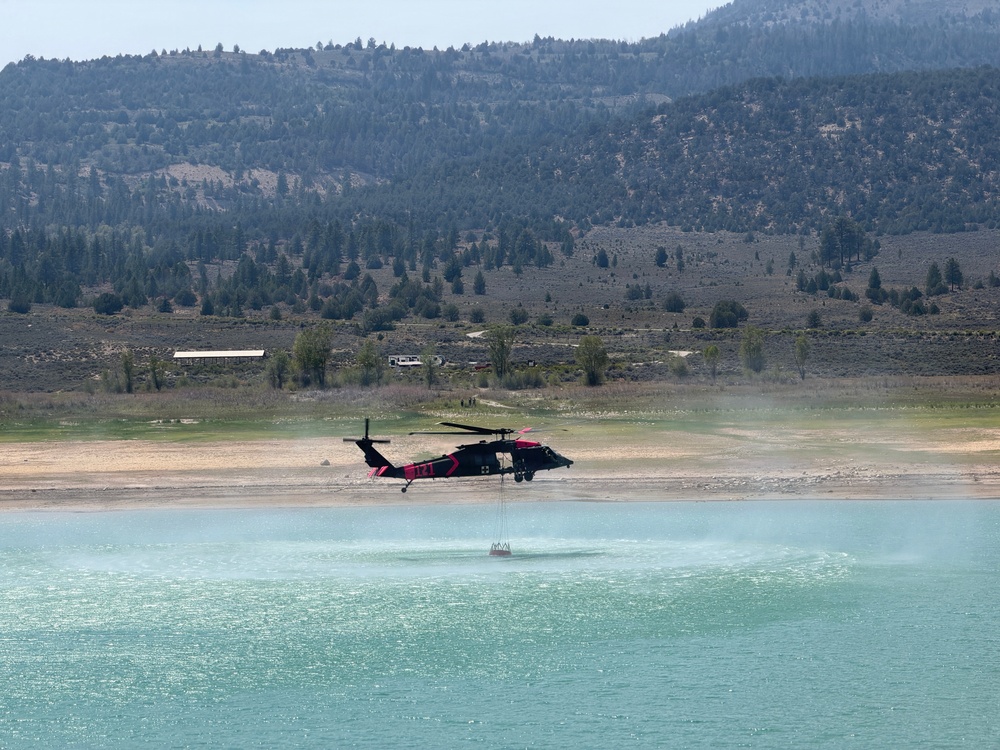 Utah National Guard Aviation Crews Support Wildfire Response from the Air