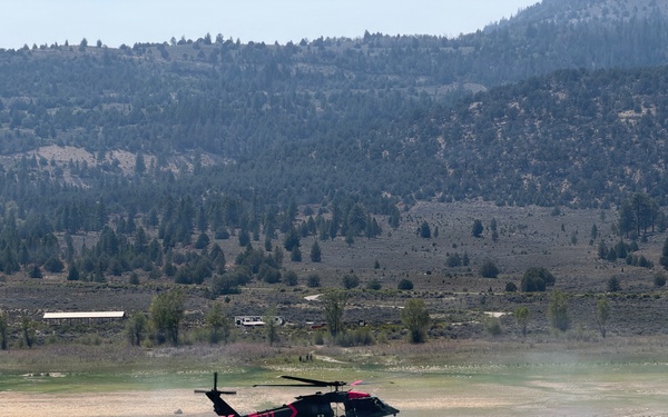 Utah National Guard Aviation Crews Support Wildfire Response from the Air