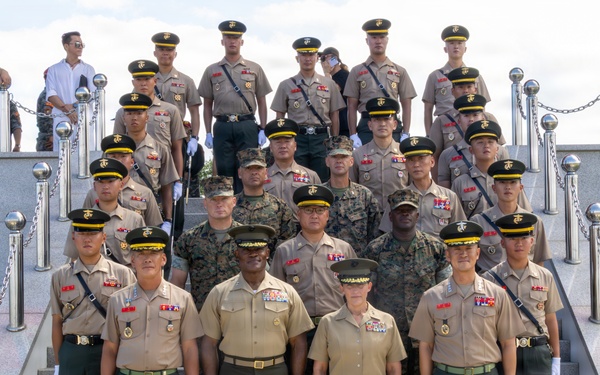 MARFORK commander attends ROKMC boot camp graduation