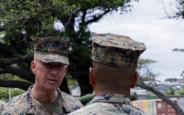 Commandant Visits MCBH: Commandant engages with Marines during visit to Marine Corps Base Hawaii
