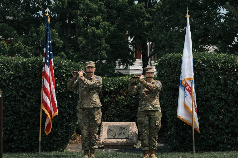 Military Mounted Battalion Horse Retirement Ceremony