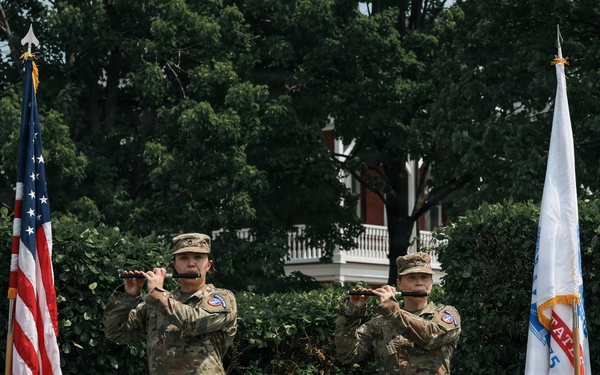 Military Mounted Battalion Horse Retirement Ceremony