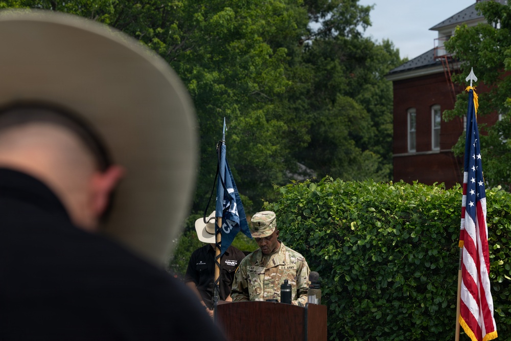 Military Mounted Battalion Horse Retirement Ceremony