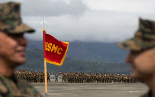 SMMC Ruiz attends MARFORPAC change of command ceremony