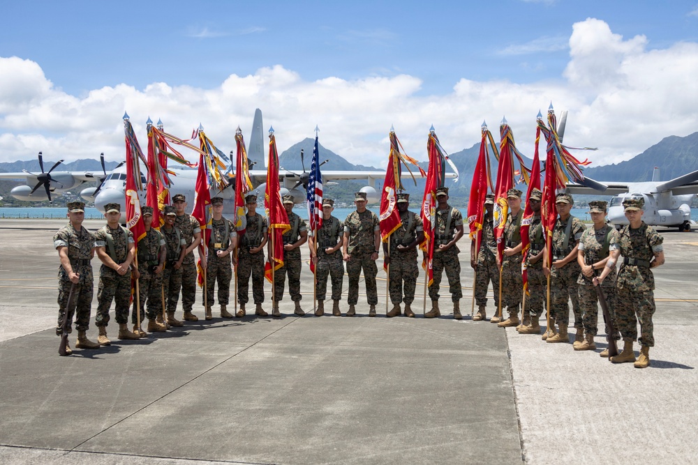 SMMC Ruiz attends MARFORPAC change of command ceremony
