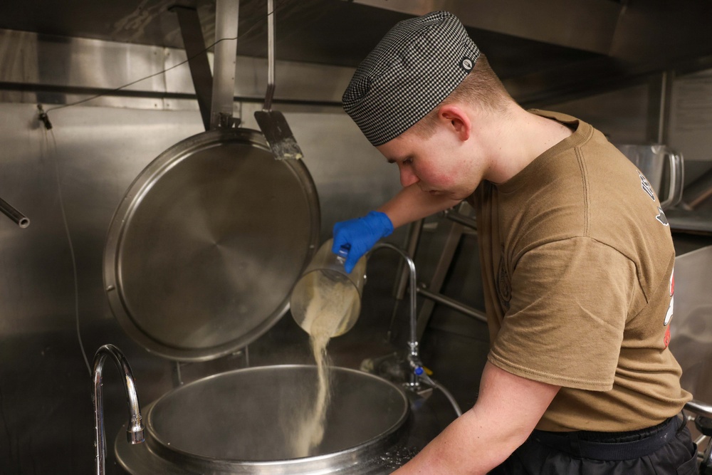 John Finn Prepares Dinner