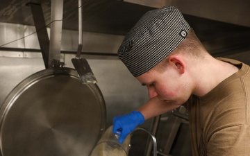 John Finn Prepares Dinner