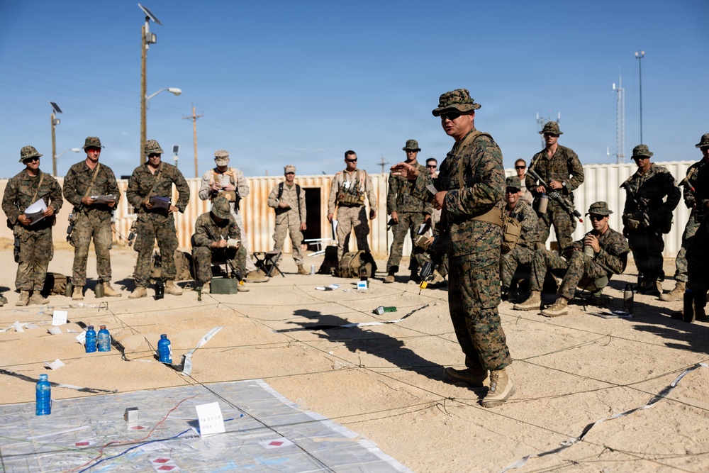 U.S. Marines with 2nd Bn., 1st Marines, participate in force-on-force exercise