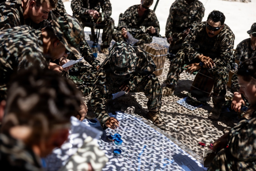 U.S. Marines with 2nd Bn., 1st Marines, participate in force-on-force exercise