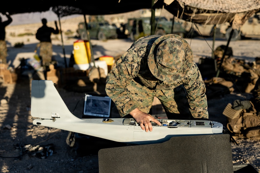U.S. Marines with 2nd Bn., 1st Marines, participate in force-on-force exercise