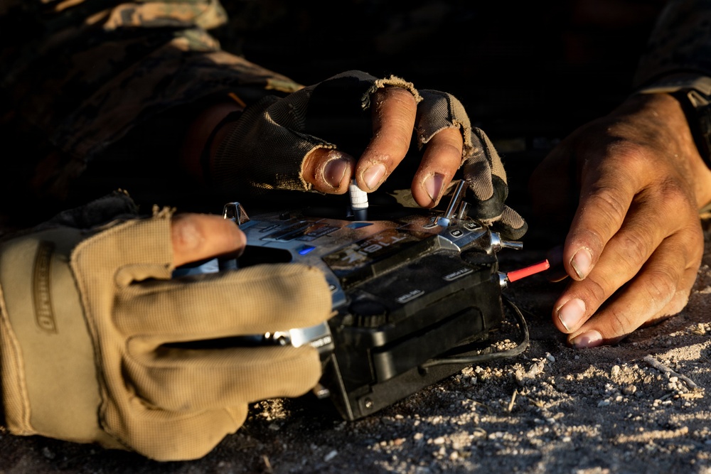 U.S. Marines with 2nd Bn., 1st Marines, participate in force-on-force exercise