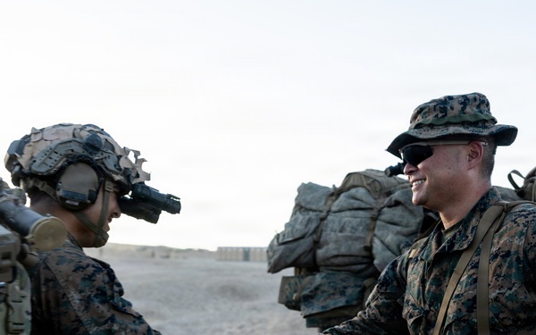 U.S. Marines with 2nd Bn., 1st Marines, participate in force-on-force exercise