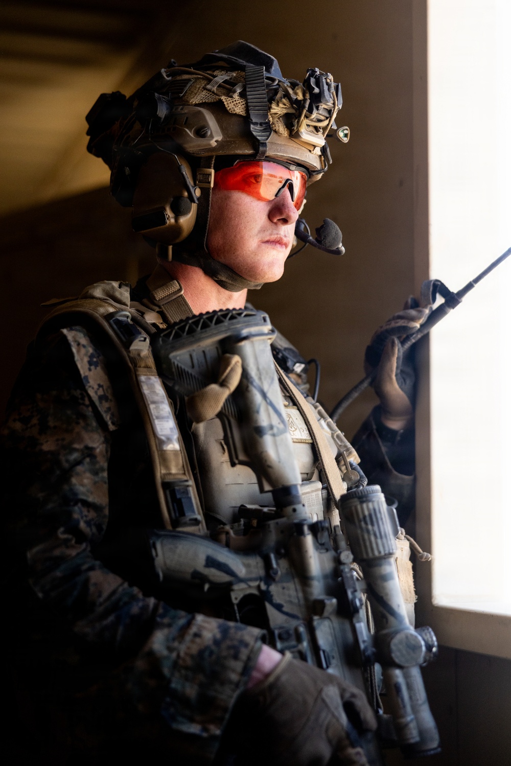 U.S. Marines with 2nd Bn., 1st Marines, participate in force-on-force exercise