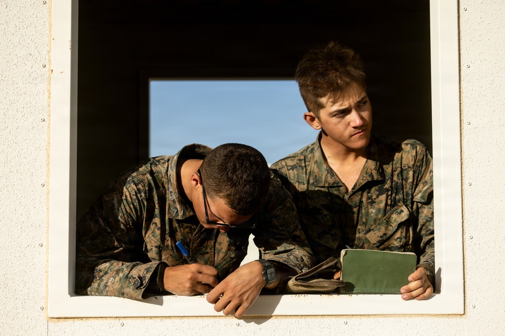 U.S. Marines with 2nd Bn., 1st Marines, participate in force-on-force exercise