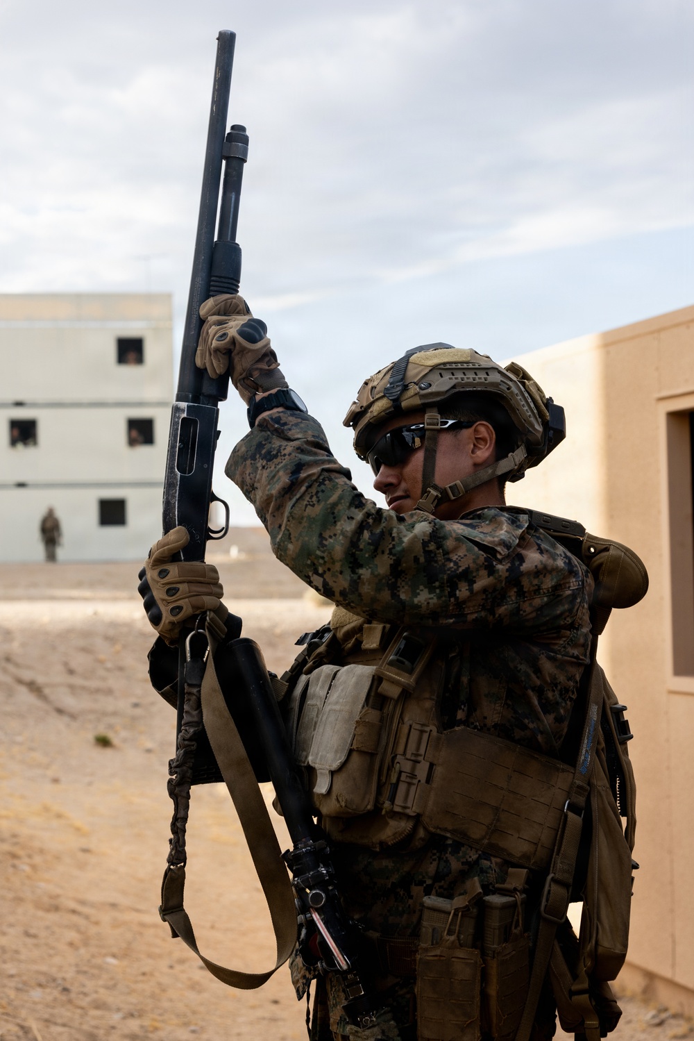 U.S. Marines with 2nd Bn., 1st Marines, participate in force-on-force exercise
