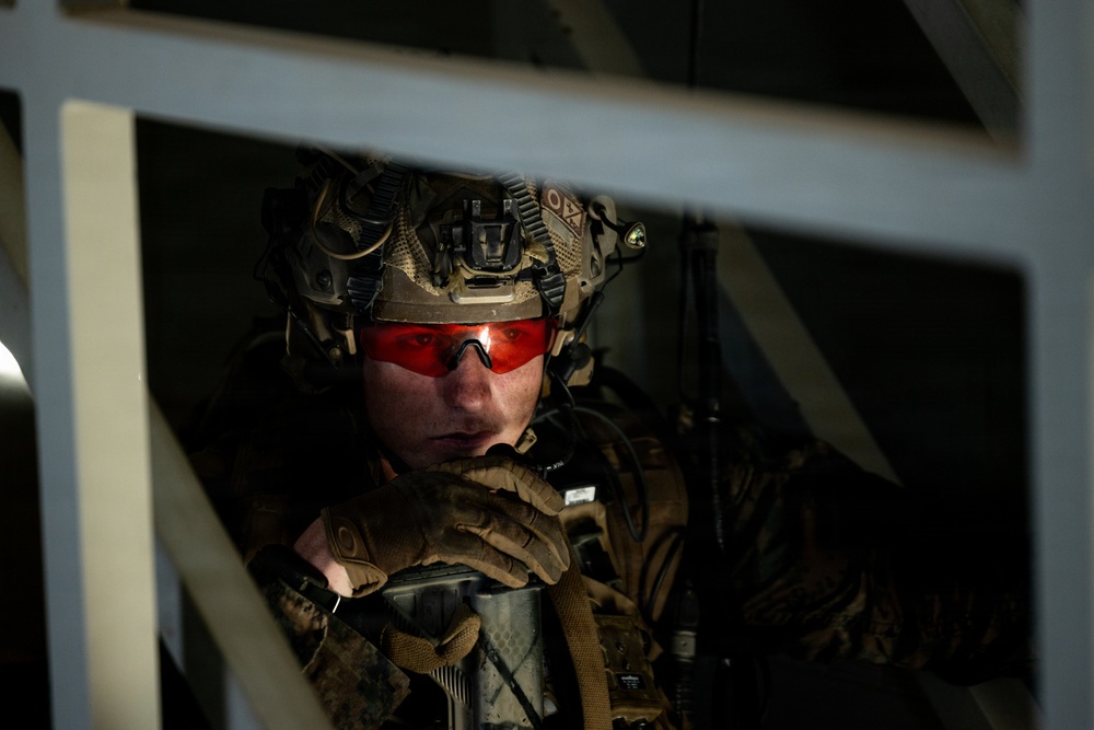 U.S. Marines with 2nd Bn., 1st Marines, participate in force-on-force exercise