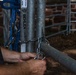 Military Mounted Battalion Soldiers Conduct Stable Duties at Caisson Village